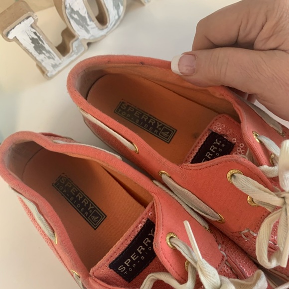 5 for$25- Sparkly Sperry Topsiders size 6 - Picture 7 of 16